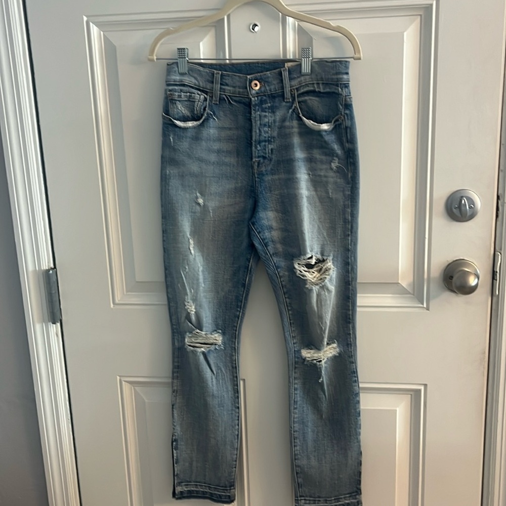 Revolve Pistola Sz 27 NWOT Denim Jean with Distressing
